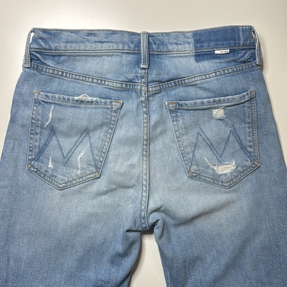 MOTHER The Tomcat Distressed Straight Leg Jeans size 29 - Picture 10 of 12
